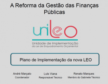 Imagem sobre a reforma da gestão das finanças públicas
